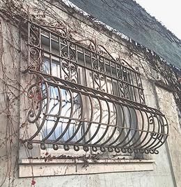 GRATA FINESTRA inferiata in ferro ringhiera