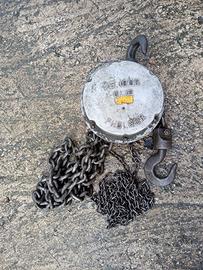 Paranco e argano manuale