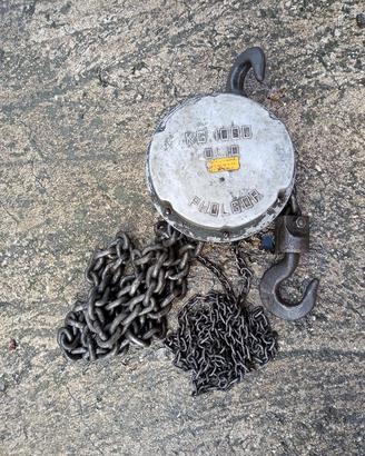 Paranco e argano manuale