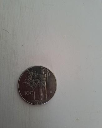 moneta da 100 lire 1973