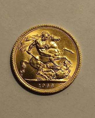 sterlina oro 22kt 