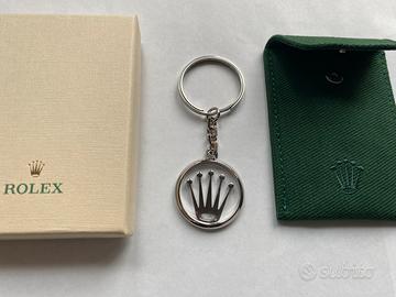 Portachiavi Rolex in acciaio