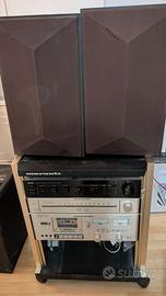 Stereo Marantz con 2 casse e amplificatore denon