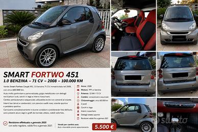 Smart Fortwo 451 1.0 benzina – 71 CV – 2008 – 100.