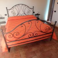 Letto in ferro battuto artigianale 