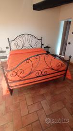 Letto in ferro battuto artigianale 