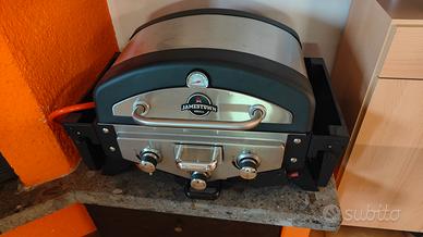Bbq a gas grill