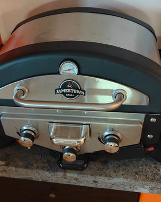 Bbq a gas grill