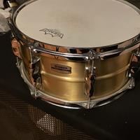 yamaha recording custom brass snare drum 13 x 6.5