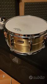 yamaha recording custom brass snare drum 13 x 6.5