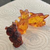 Animali in Ambra Baltica (3 pezzi)