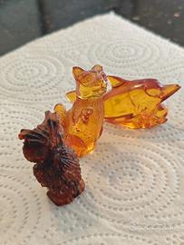 Animali in Ambra Baltica (3 pezzi)