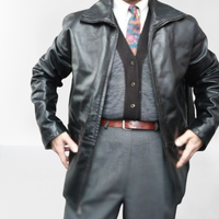 Giubbotto Giaccone uomo Sorbino in vera Pelle L