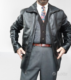 Giubbotto Giaccone uomo Sorbino in vera Pelle L