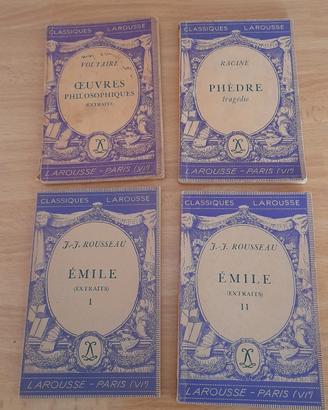 Libri Classiques Larousse anni 30/40