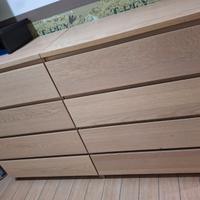 Due cassettiere Ikea Malm.