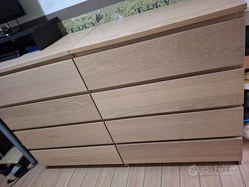 Due cassettiere Ikea Malm.