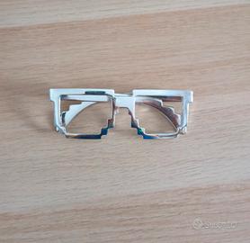 occhiali finti senza lente a tema Minecraft