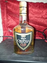 bottiglia oro Pilla vintage 