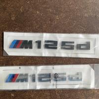 Logo bmw 125 m sport nero o argento