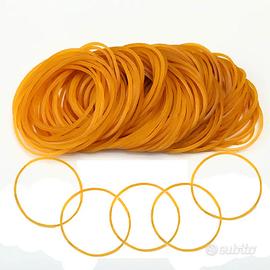 elastici in gomma gialla, 250pz, 100g per ufficio - Arredamento e  Casalinghi In vendita a Modena