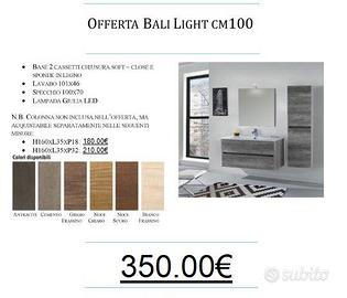 Mobile da bagno da 100 - Arredo bagno