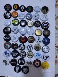 50 tappi corona differenti  di birre italiane