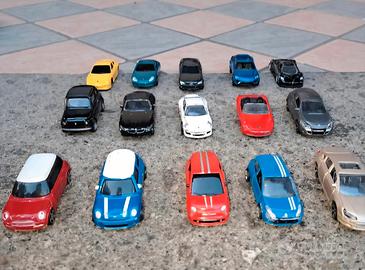 kit da 15 modellini auto scala 1/50