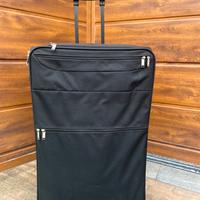 Valigia trolley grande canvas nero unisex.