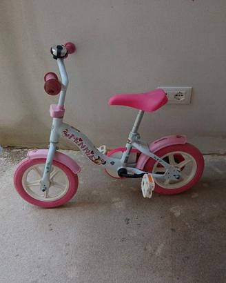 Bicicletta a pedali con rotelle Minnie