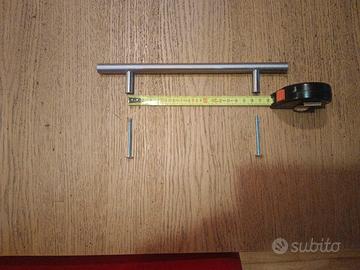 maniglie per ante cucina in acciaio satinato 