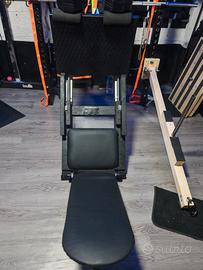 Leg press proggettata e costruita