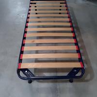 Rete letto a doghe in legno