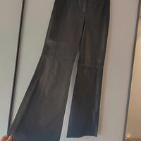 pantalone donna in vera pelle 