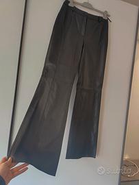pantalone donna in vera pelle 