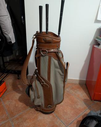 Sacca e mazze da golf vintage