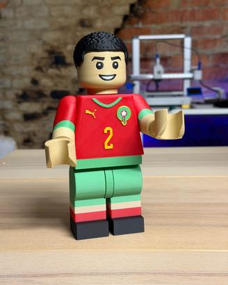 Brick Lego 20cm Achraf Hakimi