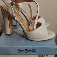 Sandali vera pelle, n.36- come nuovi-Firenze 