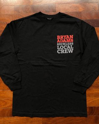 BRYAN ADAMS Reckless Local Crew longsleeve M