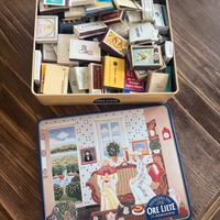 Collezione di fiammiferi da varie parti del mondo