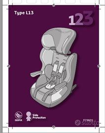 SEGGIOLINO AUTO ISOFIX 1-2-3