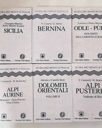 Guida Dei Monti D'Italia - Cai Tci Lotto 10 Libri