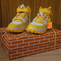 Air Force 1 Mid x off white gialla