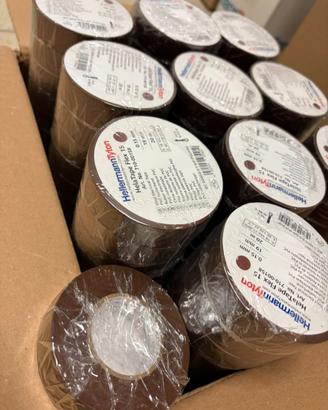60 nastri elettricista marroni 19mm x 20mt (0,15)