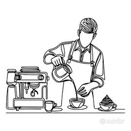 Barista cameriere servizio extra e catering