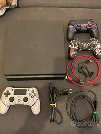 Ps4 slim cuffie e 3 controller
