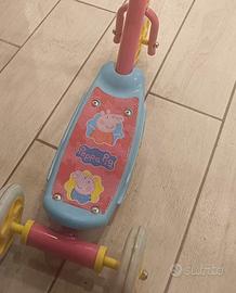 Monopattino per bambini a tema Peppa Pig,