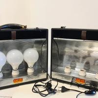 VALIGIA ILLUMINATORI ANNI 40 USA CINEMA FOTOGRAFIA