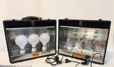 VALIGIA ILLUMINATORI ANNI 40 USA CINEMA FOTOGRAFIA