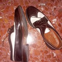 scarpe uomo bicolore retrò vintage d'epoca